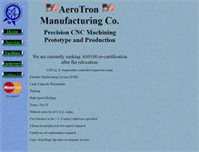 Tablet Screenshot of aerotron.net